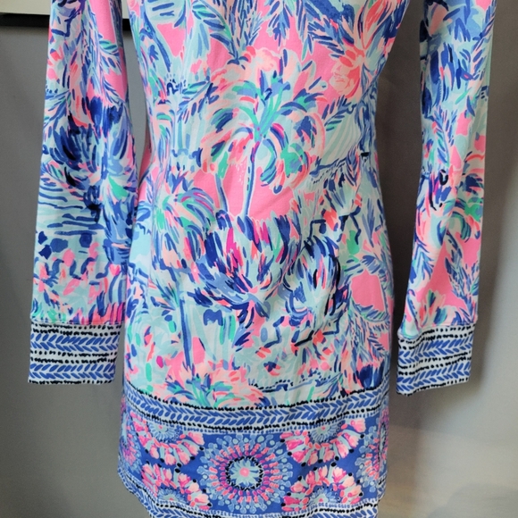Lilly Pulitzer UPF 50+ Skipper Popover Dress Cabana Cocktail XS - Picture 13 of 16